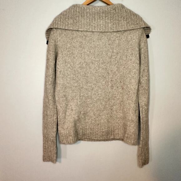 Nicholas K Lahan Sweater Everest Zip Size S Yak, Alpaca, Merino Wool Thumbhole - Picture 9 of 11